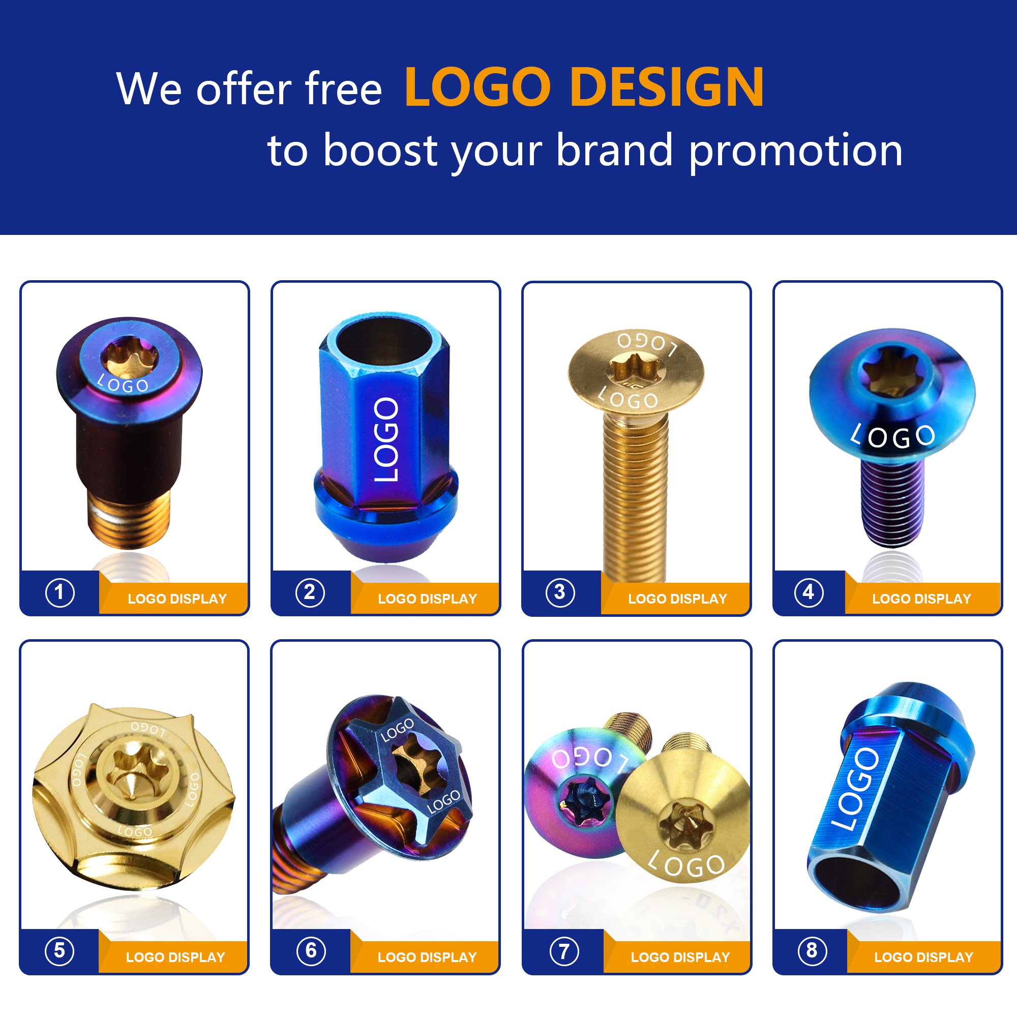 GR5 Titanium Alloy Hex/Torx Bicycle Allen Bolts Customized Sizes Raw Corrosion Resistant & Durable BSTTI Brand