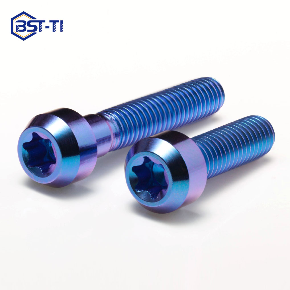 DIN912 Metric Bolts M2 M3 M4 M5 M6 M8 Grade 9 Titanium Alloy Zinc Plated Hex Head Motorcycle Industrial Standard Fasteners