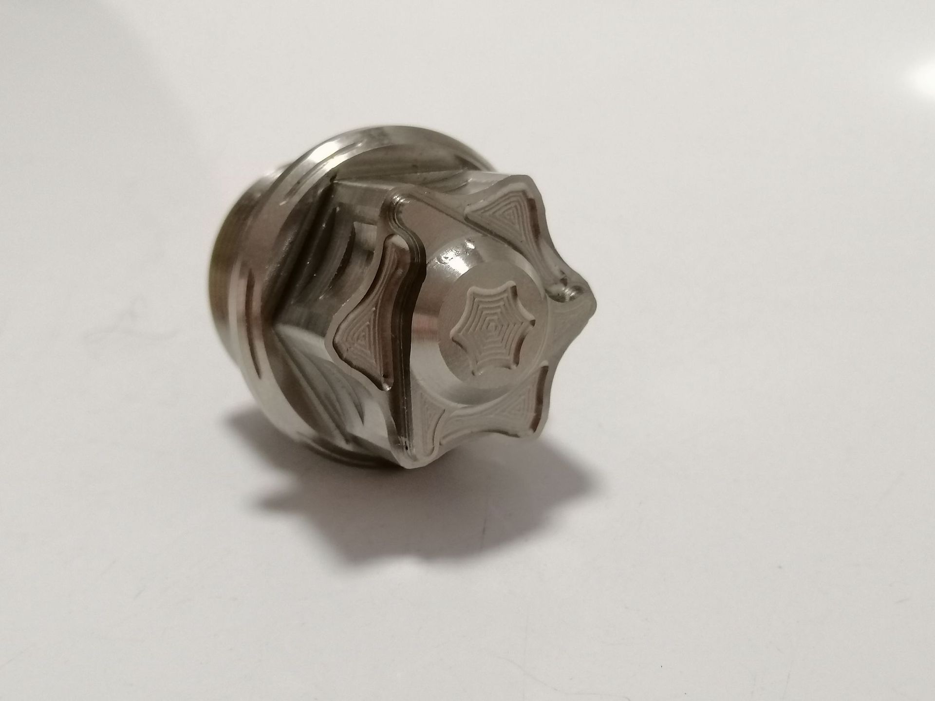 [Manufacturer Supply] Grade 10.9 M24/M22 Titanium Alloy Motorcycle Oil Cap Screw Finish None for SONIC150/Raider 150 Made China