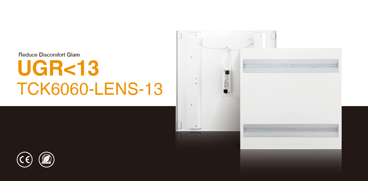 LENS 13 PVC Lamp with Stylish Design Multi-Color Temperature Optimum Performance for Office General Lighting 5-Year Warranty