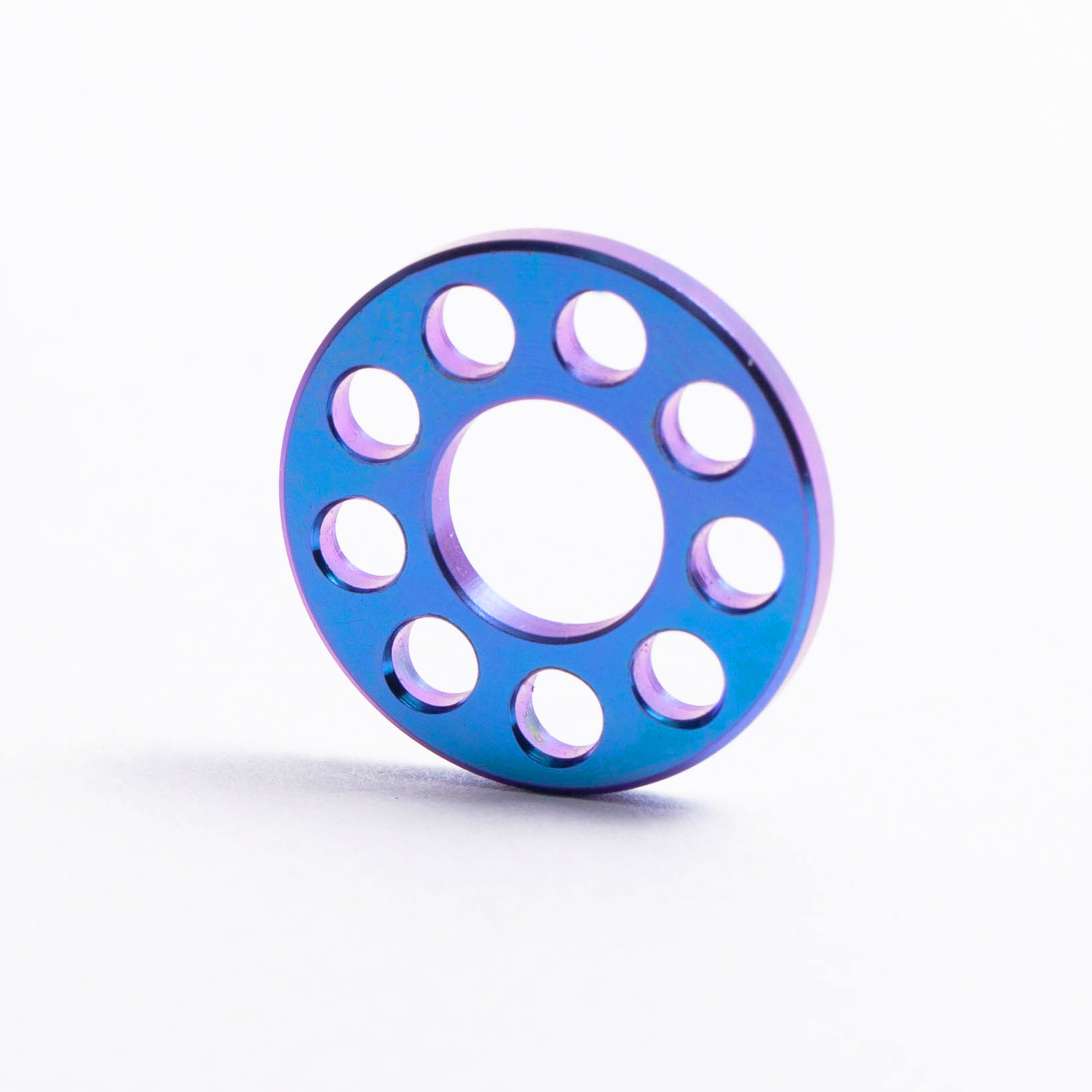 BST-TI Gr5 Titanium Burnt Blue Color Anodized 5mm Washer Spacer with Customized Colors and OEM Available