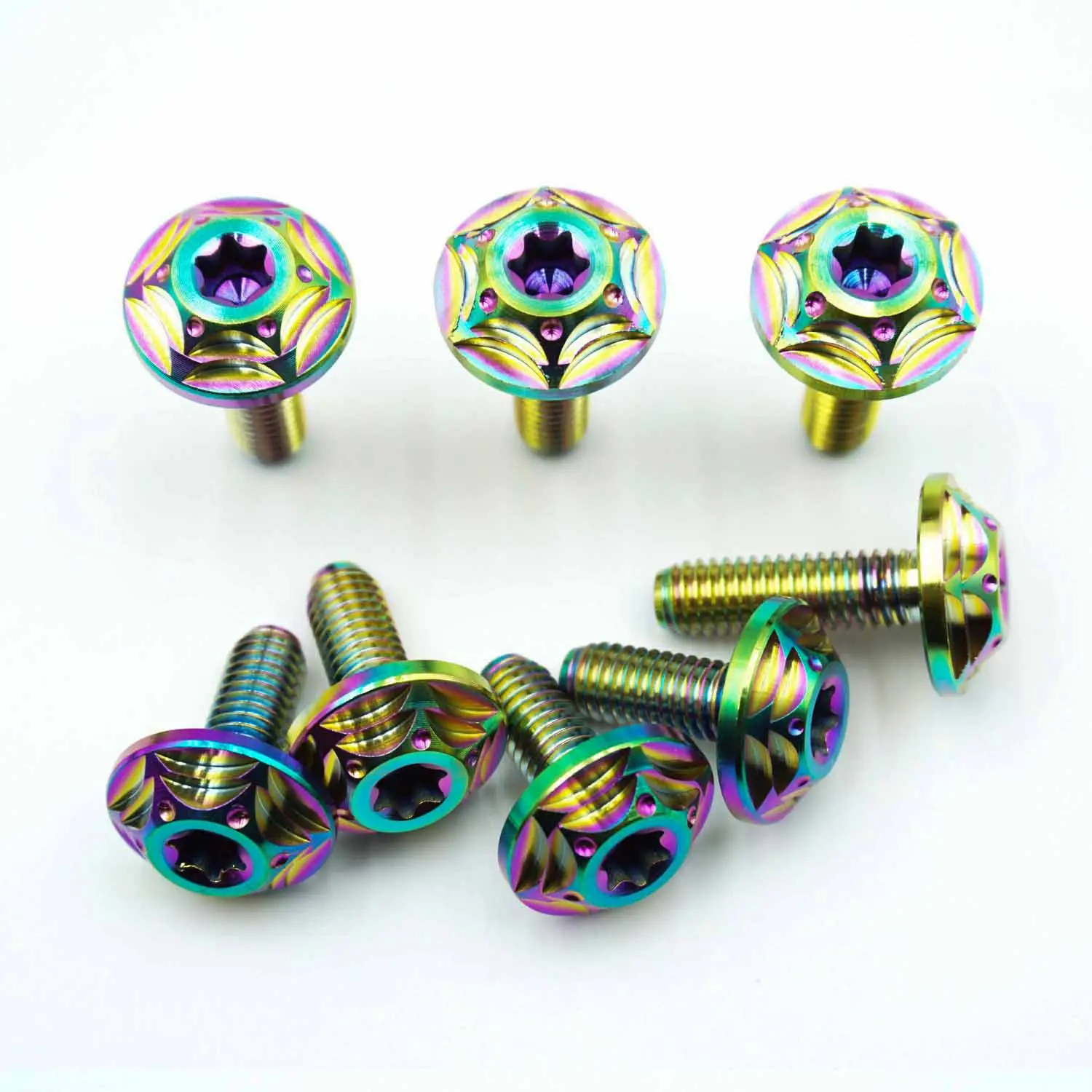 BST-TI M6 M8 M10 Socket Head Titanium License Plate Screws Colorful Industrial Grade Plain Finish Customized Sizes