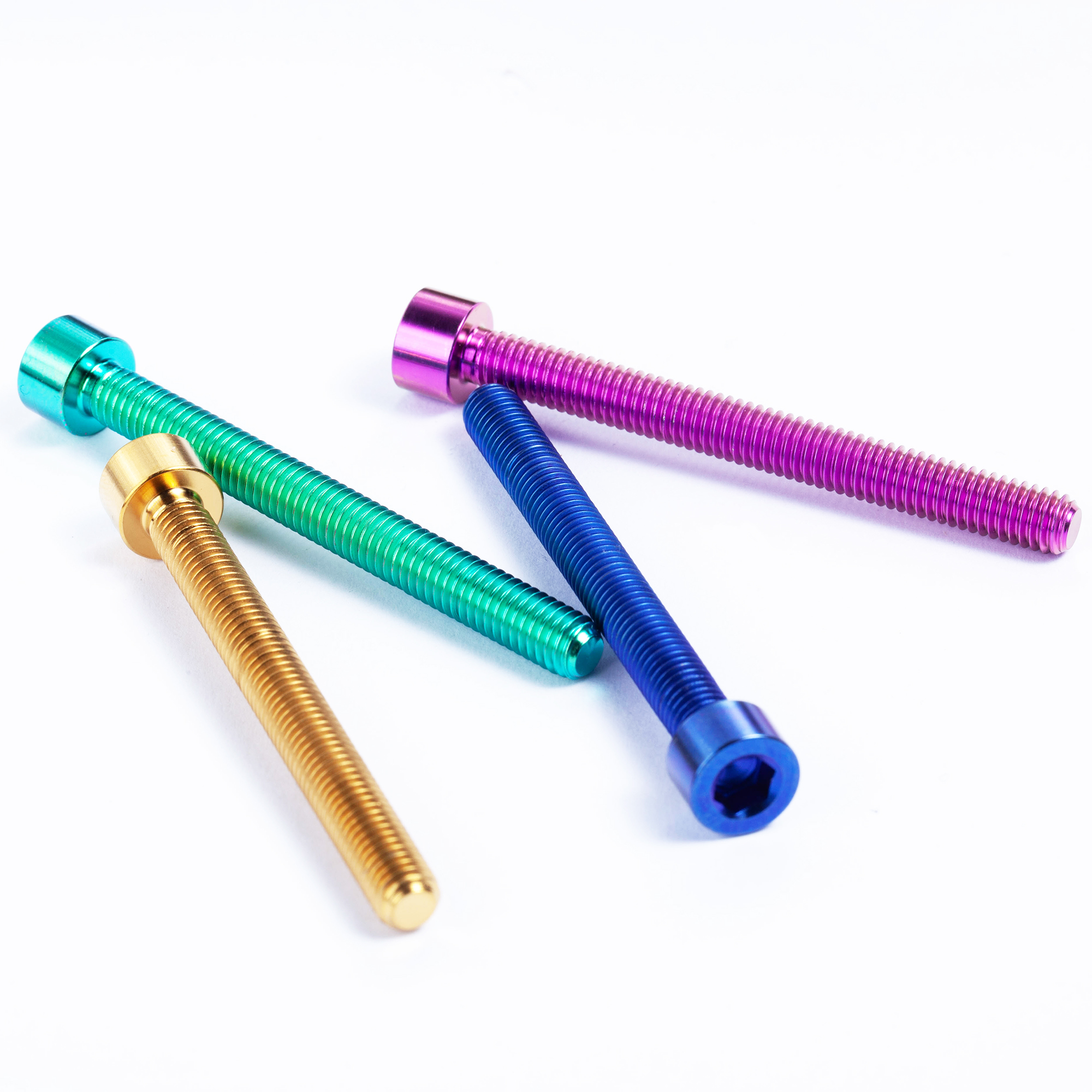 Hex Head Rotor Headset DIN Standard Gr5 Bolts Set Button Head Titanium Alloy Bike Fixing Screws Cycling Parts