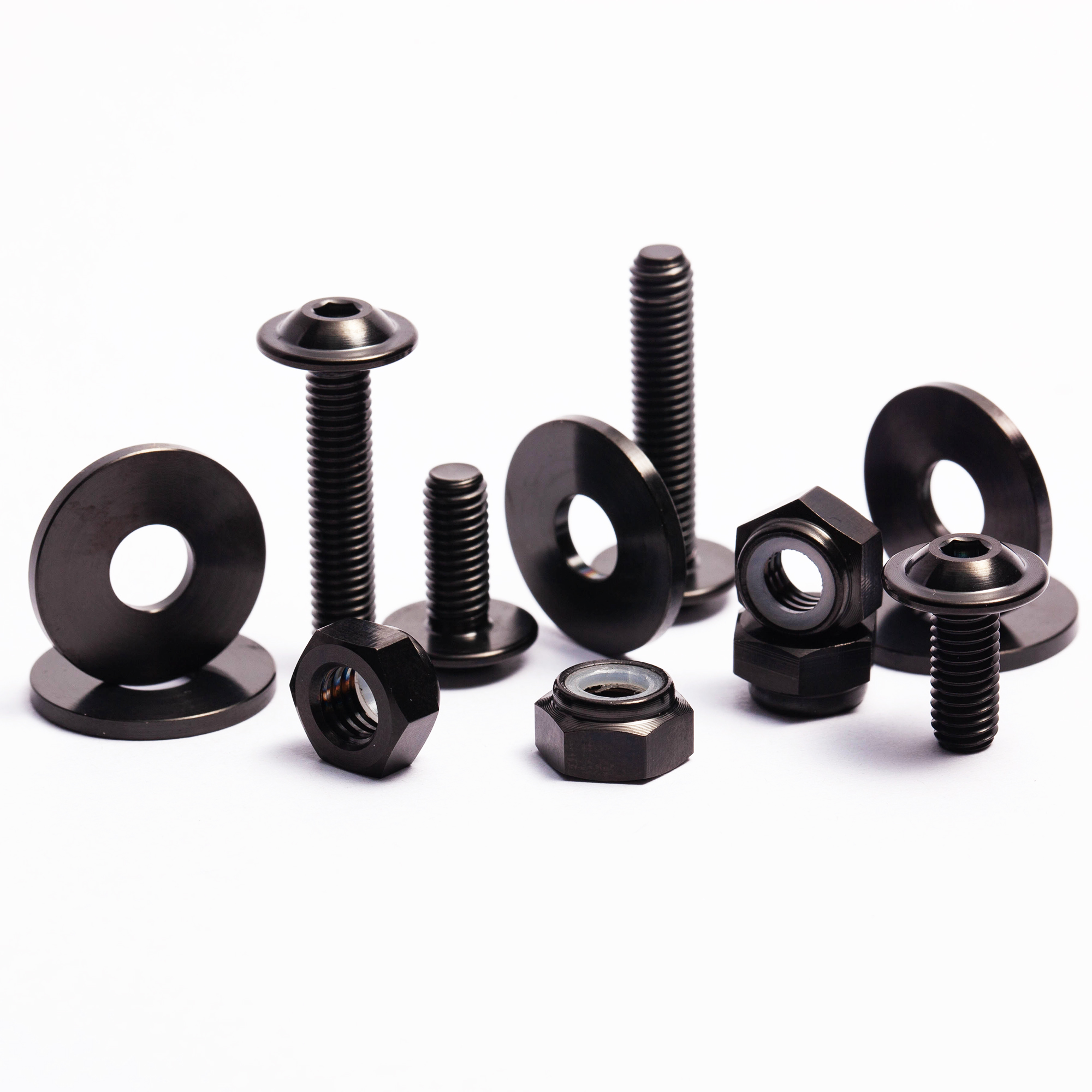 Customized Titanium Gr5 Alloy Torx Head Flange Bolts and Nuts