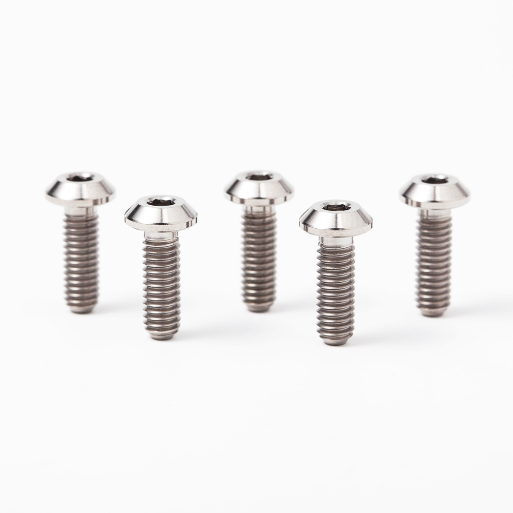 M5 M6 Metric Titanium Oval Head Disc Brake Screws Grade 5 ASTM F136